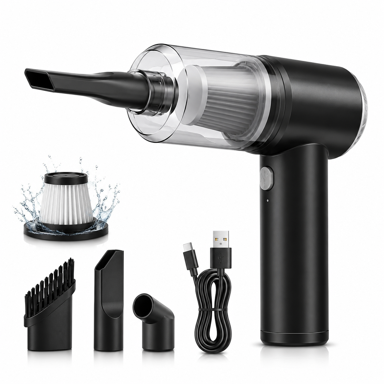Zivra™ 3-in-1 Cordless Mini Vacuum Cleaner | Vacuum, Air Blower & Dust Cleaner
