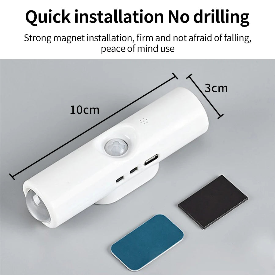 Rechargeable Motion Sensor Magnetic LED Light – Wireless Smart Night Lamp