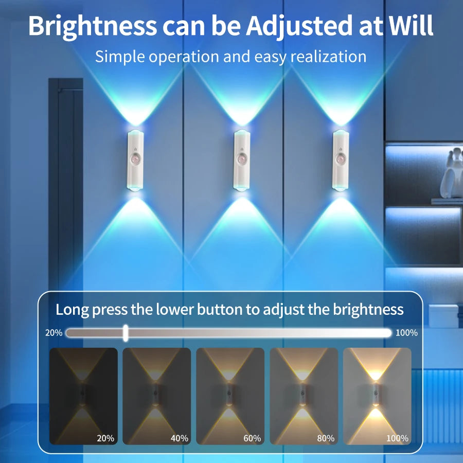 Rechargeable Motion Sensor Magnetic LED Light – Wireless Smart Night Lamp