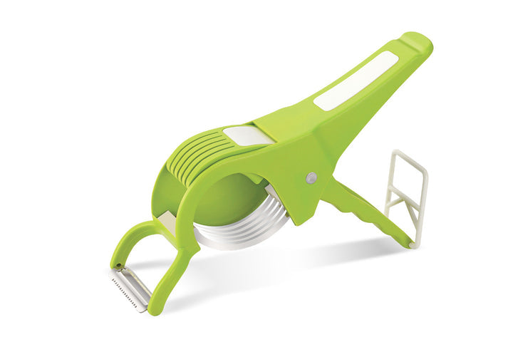 Premium 2-in-1 Vegetable & Fruit Multi Cutter with Built-in Peeler