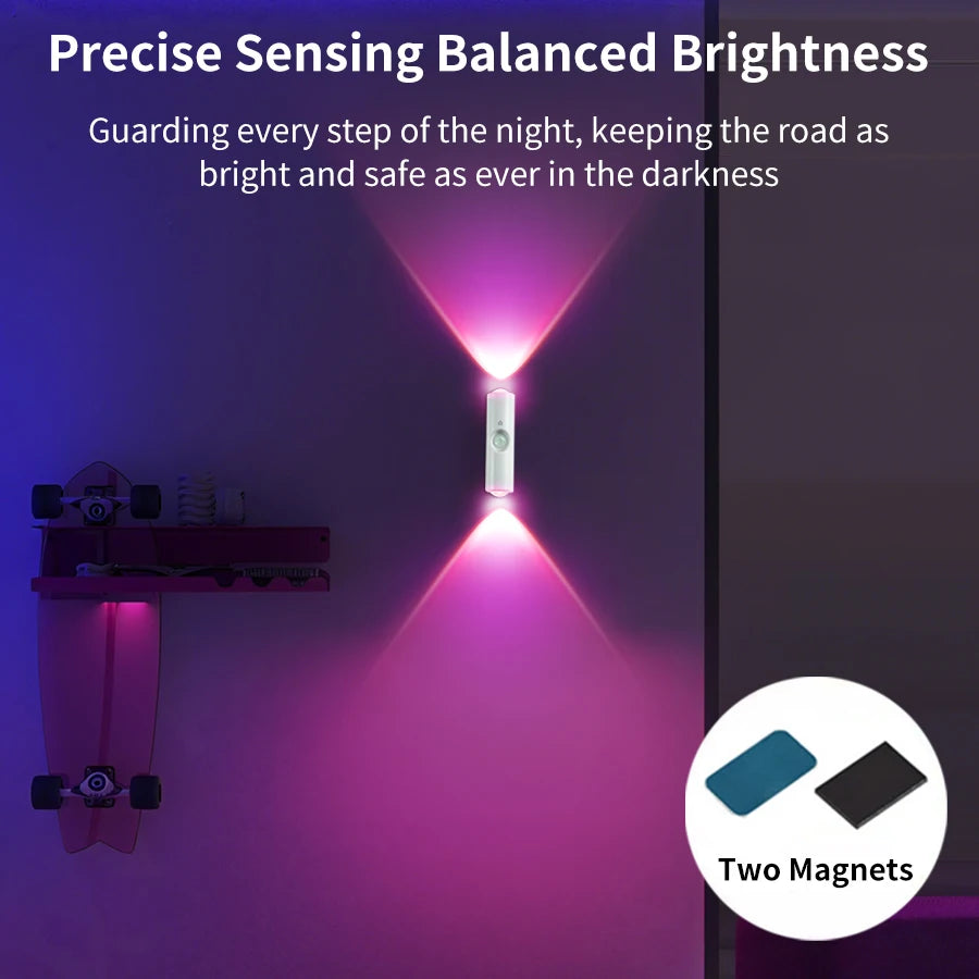 Rechargeable Motion Sensor Magnetic LED Light – Wireless Smart Night Lamp